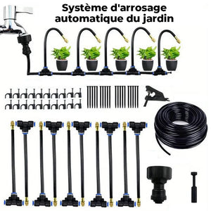 Kit d'irrigation goutte à goutte pour jardin
