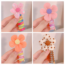Charger l&#39;image dans la galerie, Bandes de cheveux colorées en fil de téléphone pour enfants