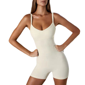 Combinaison de contrôle du ventre sans couture