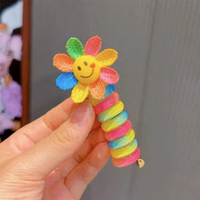 Charger l&#39;image dans la galerie, Bandes de cheveux colorées en fil de téléphone pour enfants
