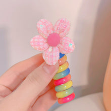 Charger l&#39;image dans la galerie, Bandes de cheveux colorées en fil de téléphone pour enfants