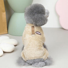 Charger l&#39;image dans la galerie, Combinaison Élastique en Polaire pour Animaux de Compagnie avec Anneau de Traction