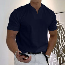 Charger l&#39;image dans la galerie, T-shirt athlétique manches courtes col V