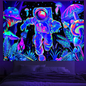 Lumières magiques de tapisserie réactive aux UV