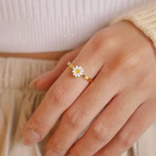 Charger l&#39;image dans la galerie, Bague Rotative Marguerite/Papillon