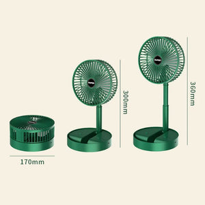 Ventilateur électrique silencieux pliable USB de bureau