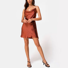 Charger l&#39;image dans la galerie, Robe nuisette sexy en satin