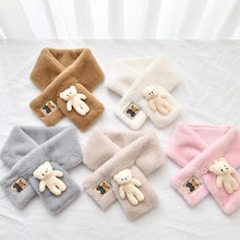 Charger l&#39;image dans la galerie, Bavoir en peluche ours mignon pour adulte et enfant