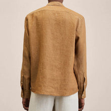 Charger l&#39;image dans la galerie, Chemise Coupe Classique En Lin Pour Hommes