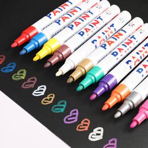 Stylo de peinture pour pneus imperméable à l'eau
