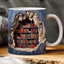 Charger l&#39;image dans la galerie, Trou d&#39;étagères 3D dans une tasse murale