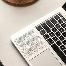 Charger l&#39;image dans la galerie, Autocollants de raccourci clavier