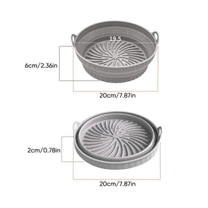 Poêle à gril en silicone pour friteuse à air
