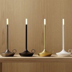 Lampe de table moderne à bougie LED