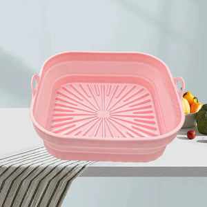 Poêle à gril en silicone pour friteuse à air