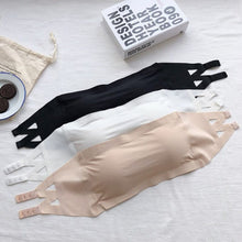 Charger l&#39;image dans la galerie, 💕Soutien-gorge sans bretelles en soie glacée