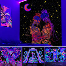 Charger l&#39;image dans la galerie, Lumières magiques de tapisserie réactive aux UV