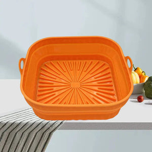 Poêle à gril en silicone pour friteuse à air