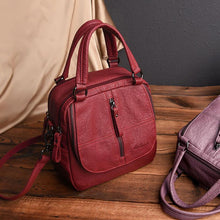 Charger l&#39;image dans la galerie, Sac à Dos à Bandoulière Multi-usages en Cuir Tendance