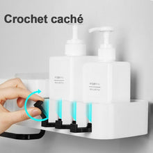 Charger l&#39;image dans la galerie, Étagère de Douche Rangement Salle de Bain Montage Réglable Sans Perçer