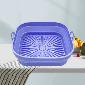 Poêle à gril en silicone pour friteuse à air