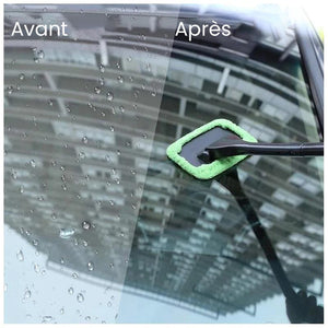 Nettoyant pour vitres de voiture en microfibre