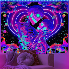Charger l&#39;image dans la galerie, Lumières magiques de tapisserie réactive aux UV