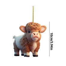 Charger l&#39;image dans la galerie, Ornement décoratif vache dessin animé