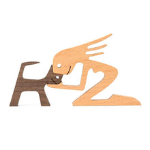 Charger l&#39;image dans la galerie, Amoureux des Animaux - Ornements de Table de Sculpture en bois