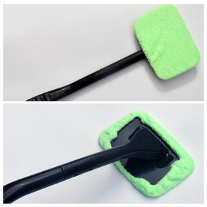 Nettoyant pour vitres de voiture en microfibre