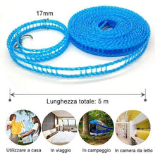 Charger l&#39;image dans la galerie, Corde à Linge Antidérapante Portable (3 packs)