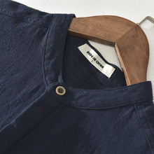 Charger l&#39;image dans la galerie, Chemise Fine d&#39;Été en Lin à Manches Courtes