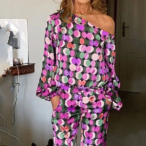 Ensembles de pantalons de chemise pour femmes