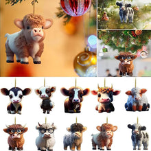 Charger l&#39;image dans la galerie, Ornement décoratif vache dessin animé