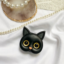 Charger l&#39;image dans la galerie, Support de téléphone chat 3D portable avec miroir de maquillage
