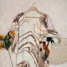 Charger l&#39;image dans la galerie, Sommerkleid Mit Glockenärmeln