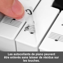 Charger l&#39;image dans la galerie, Autocollants de Note de Piano